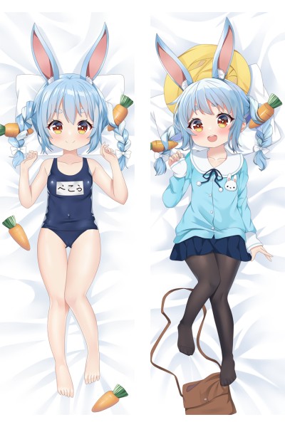 Virtual Youtuber Usada Pekora Anime Dakimakura Body Pillow Cover