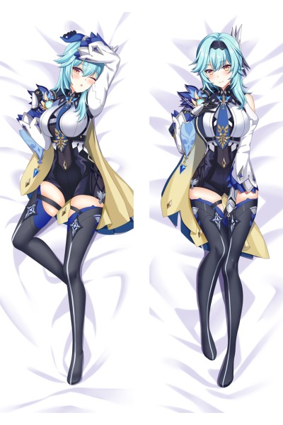 Genshin Impact Eula Anime Dakimakura Body Pillow Cover