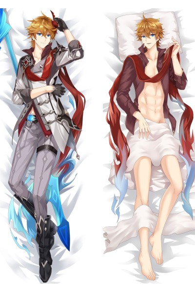 Genshin Impact Tartaglia Anime Dakimakura Body Pillow Cover