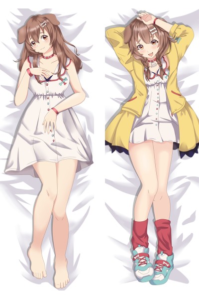 Virtual Youtuber Inugami Korone Anime Dakimakura Body Pillow Cover