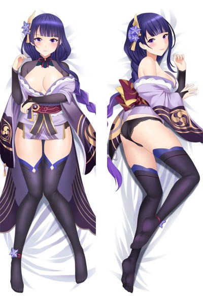 Genshin Impact Raiden Shogun Baal Anime Dakimakura Body Pillow Cover