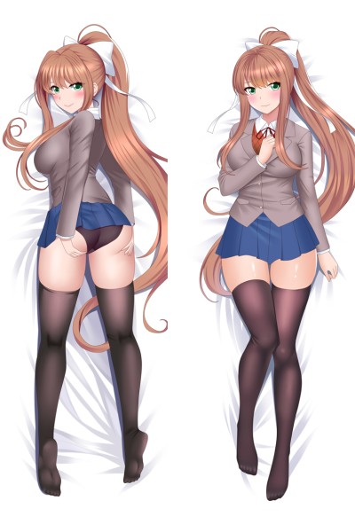 Doki Doki Literature Club! Monika Anime Dakimakura Body Pillow Cover