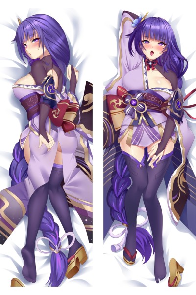 Genshin Impact Raiden Shogun Baal Anime Dakimakura Body Pillow Cover