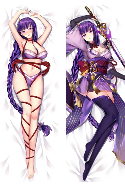 Genshin Impact Raiden Shogun Baal Anime Dakimakura Body Pillow Cover