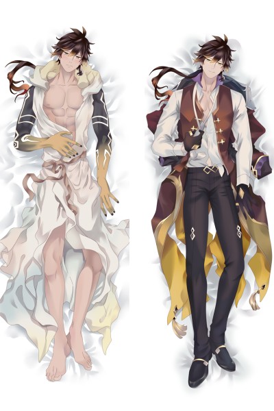 Genshin Impact Zhongli Anime Dakimakura Body Pillow Cover