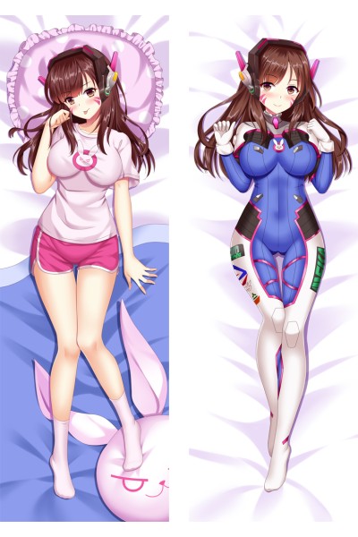 Overwatch D.VA Anime Dakimakura Body Pillow Cover