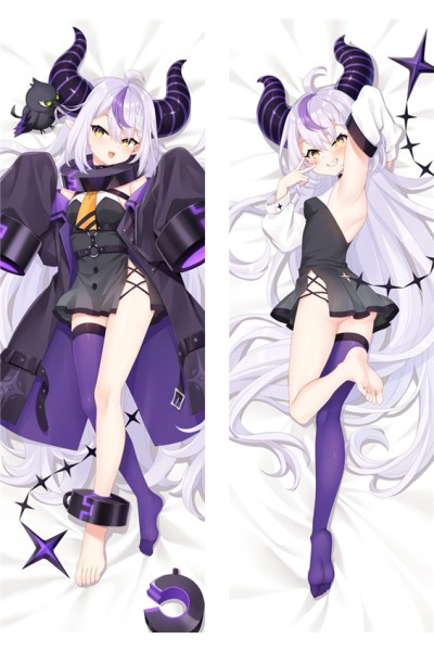 Virtual Youtuber La+ Darknesss Anime Dakimakura Body Pillow Cover