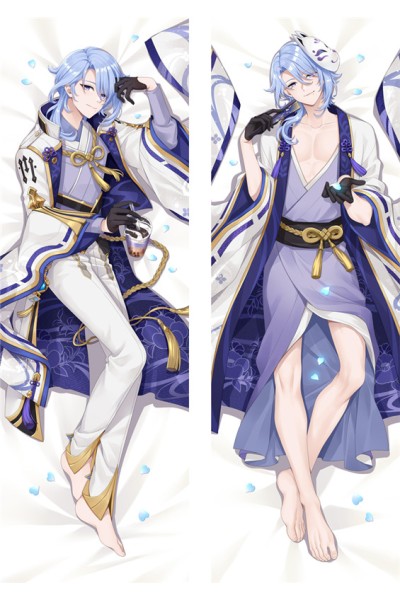 Genshin Impact Kamisato Ayato Anime Dakimakura Body Pillow Cover