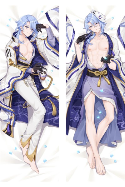 Genshin Impact Kamisato Ayato Anime Dakimakura Body Pillow Cover
