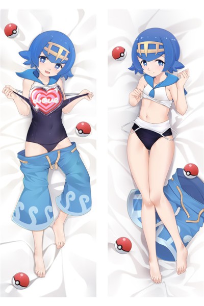 Pokémon Sword and Shield Lana Anime Dakimakura Body Pillow Cover