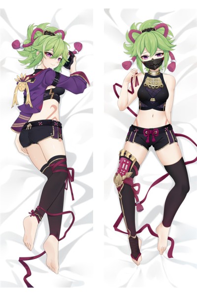 Genshin Impact Kuki Shinobu Anime Dakimakura Pillow Cover