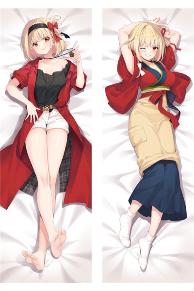 Lycoris Recoil Nishikigi Chisato Anime Dakimakura Body Pillow Cover