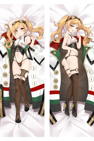 Azur Lane RN Leonardo Da Vinci Anime Dakimakura Body Pillow Cover