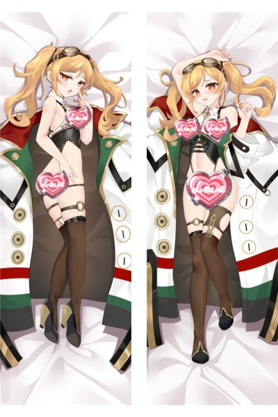 Azur Lane RN Leonardo Da Vinci Anime Dakimakura Body Pillow Cover
