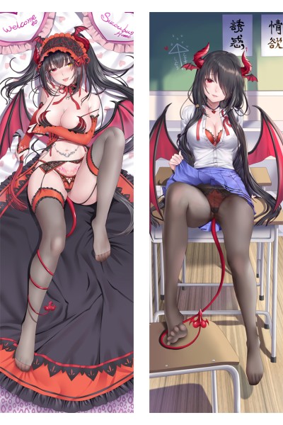 Date A Live Tokisaki Kurumi Anime Dakimakura Body Pillow Cover