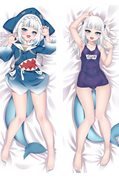 Virtual Youtuber Gawr Gura Anime Dakimakura Body Pillow Cover