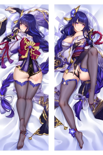 Genshin Impact Raiden Shogun Baal Anime Dakimakura Body Pillow Cover
