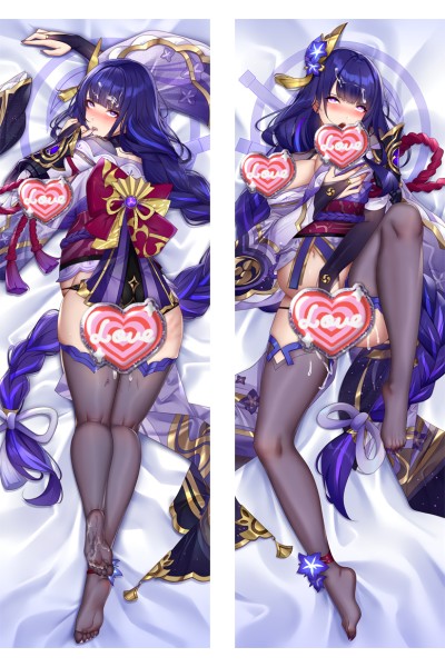 Genshin Impact Raiden Shogun Baal Anime Dakimakura Body Pillow Cover