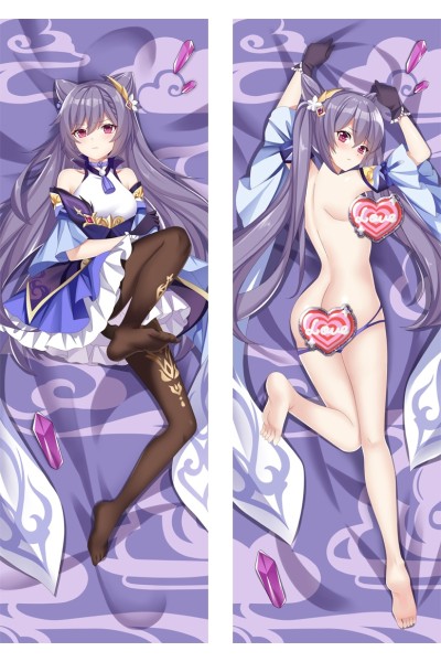 Genshin Impact Keqing Anime Dakimakura Body Pillow Cover H4089-B