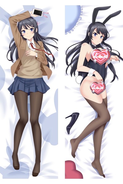 Rascal Does Not Dream of Bunny Girl Senpai Anime Dakimakura Body Pillow Cover