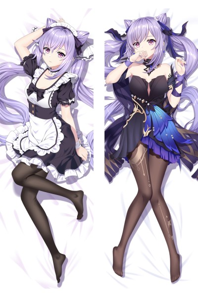 Genshin Impact Keqing Anime Dakimakura Body Pillow Cover