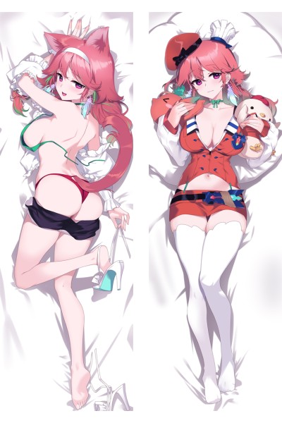 Virtual Youtuber Hakui Koyori Anime Dakimakura Body Pillow Cover
