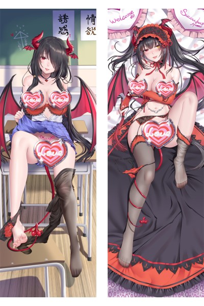 Date A Live Tokisaki Kurumi Anime Dakimakura Body Pillow Cover