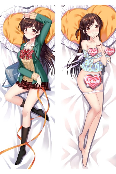 Kanojo, Okarishimasu Ichinose Chizuru Anime Dakimakura Body Pillow Cover H4032-B
