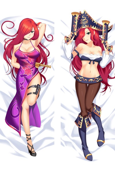 League Of Legends Miss Fortune Anime Dakimakura Body Pillow Cover