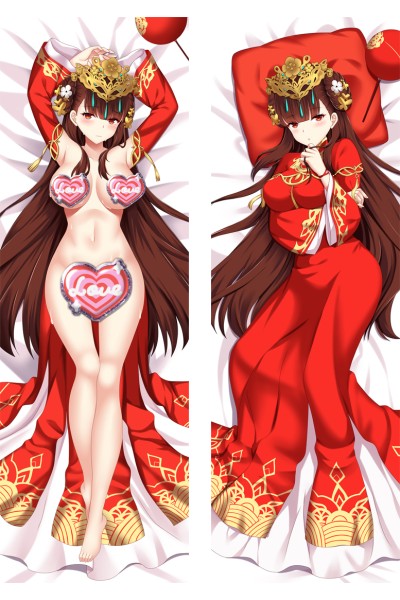 Azur Lane ROC Yat Sen Anime Dakimakura Body Pillow Cover