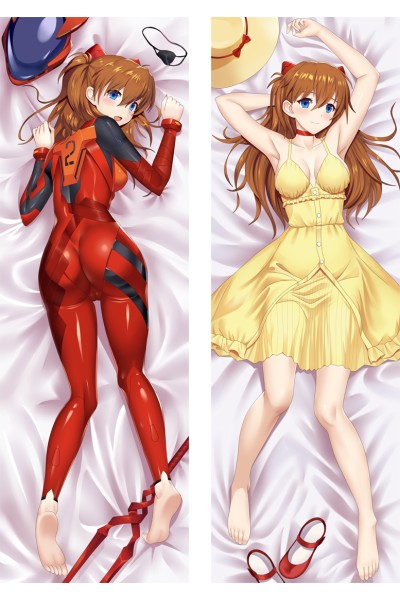 Neon Genesis Evangelion Asuka Langley Soryu Anime Dakimakura Body Pillow Cover