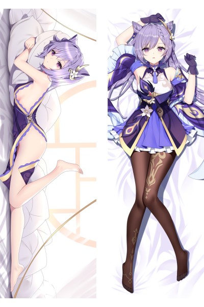 Genshin Impact Keqing Anime Dakimakura Body Pillow Cover