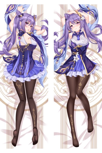 Genshin Impact Keqing Anime Dakimakura Body Pillow Cover