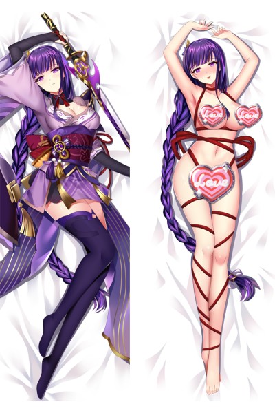 Genshin Impact Raiden Shogun Baal Anime Dakimakura Body Pillow Cover