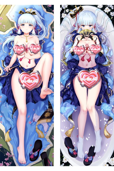 Genshin Impact Kamisato Ayaka Anime Dakimakura Body Pillow Cover