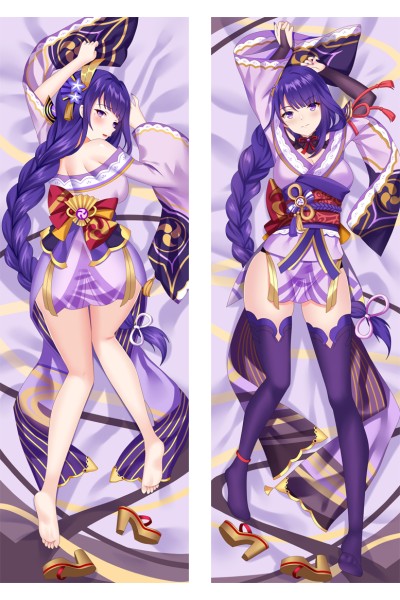 Genshin Impact Raiden Shogun Baal Anime Dakimakura Body Pillow Cover