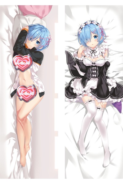Re:Zero Rem Anime Dakimakura Body Pillow Cover