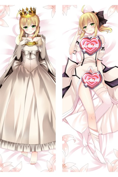 Fate/GrandOrder Altria Pendragon Saber Anime Dakimakura Pillow Cover