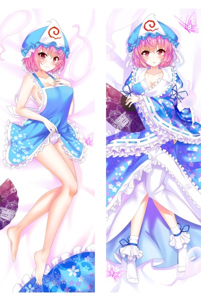 Touhou Project Yuyuko Saigyouji Anime Dakimakura Pillow Cover