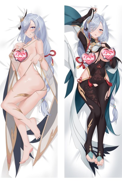 Genshin Impact Shenhe Anime Dakimakura Pillow Cover