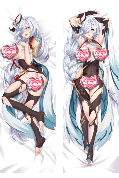 Genshin Impact Shenhe Anime Dakimakura Body Pillow Cover