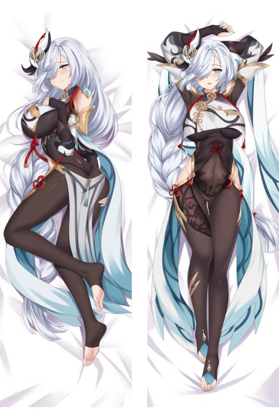 Genshin Impact Shenhe Anime Dakimakura Body Pillow Cover