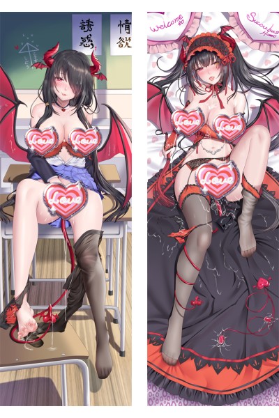 Date A Live Tokisaki Kurumi Anime Dakimakura Body Pillow Cover