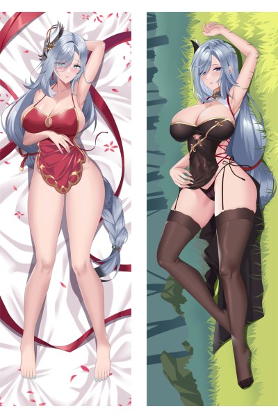 Genshin Impact Shenhe Anime Dakimakura Pillow Cover