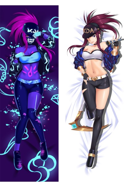 League of Legends Akali Anime Dakimakura Body Pillow Cover