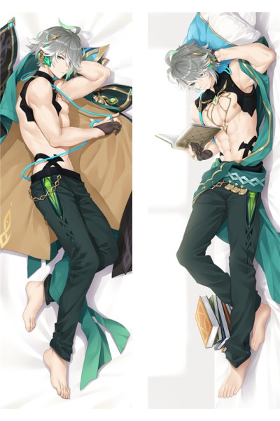 Genshin Impact Alhaitham Anime Dakimakura Body Pillow Cover