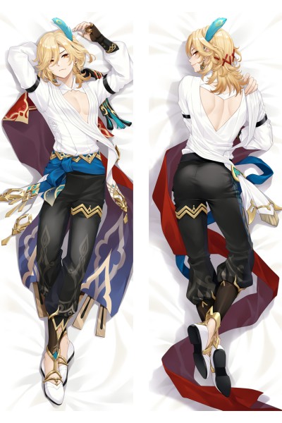 Genshin Impact Kaveh Anime Dakimakura Body Pillow Cover