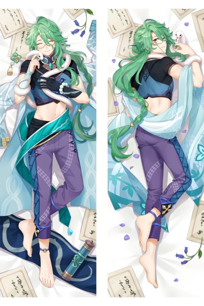Genshin Impact Baizhu Anime Dakimakura Pillow Cover