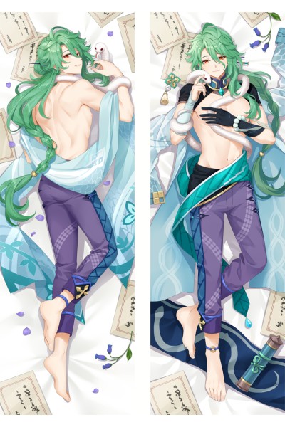 Genshin Impact Baizhu Anime Dakimakura Pillow Cover