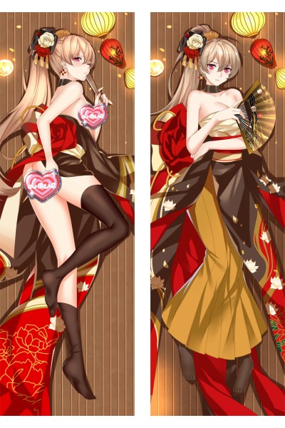 Azur Lane MNF Jean Bart Anime Dakimakura Body Pillow Cover